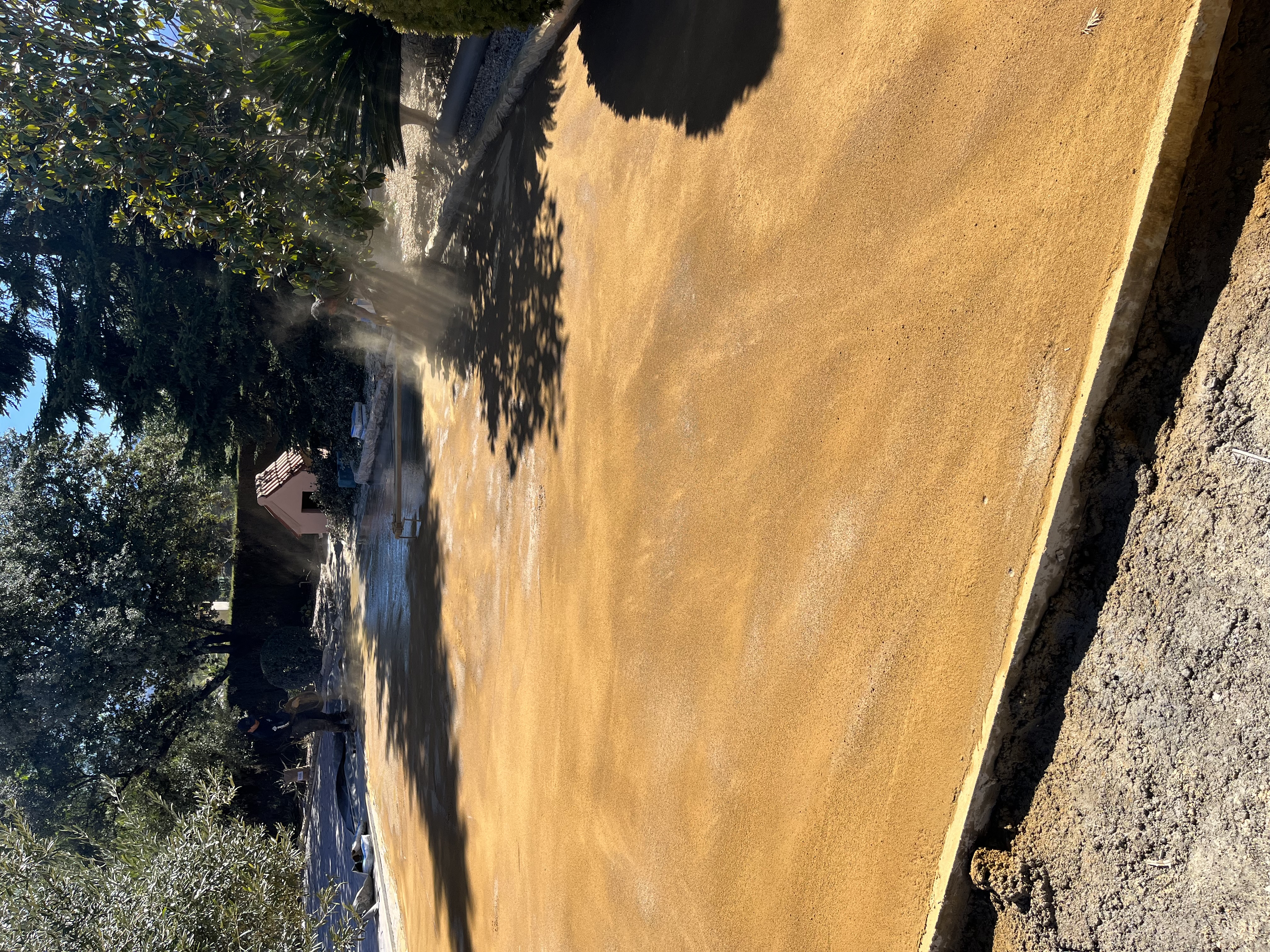 Colocación de mallazo para hormigón impreso